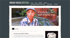 Desktop Screenshot of briansousawriting.com